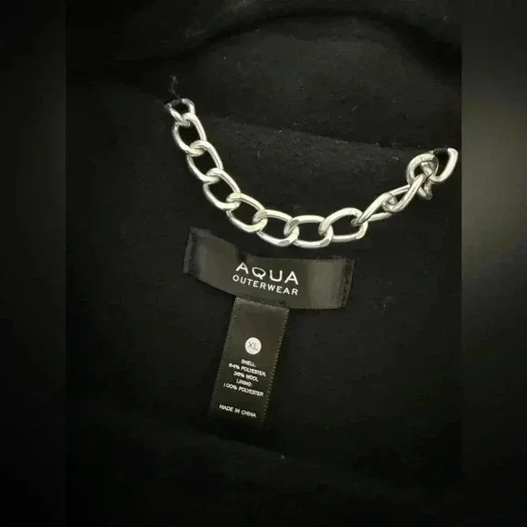 AQUA Two Button Long Coat - 100% Exclusive Bloomingdales - NWT - XL